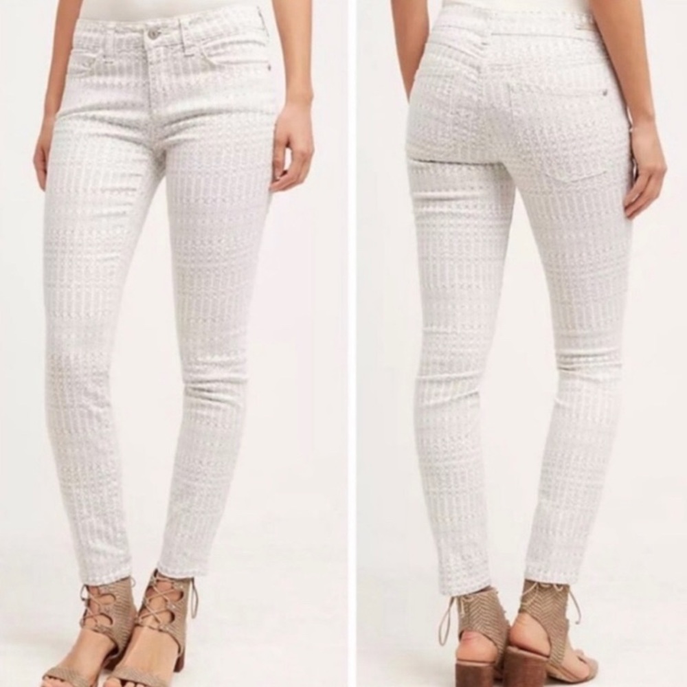 Anthropologie white jeans